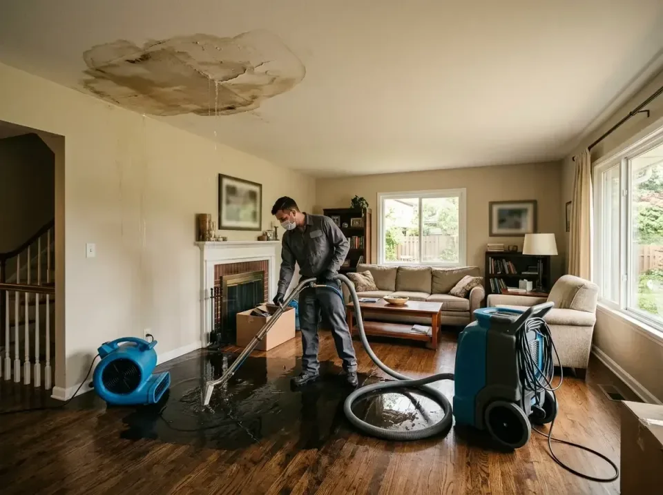 attic-pipe-burst-ceiling-drip-008 — frequently asked questions, Water Damage Restoration & Carpet Care in Monterey, TN